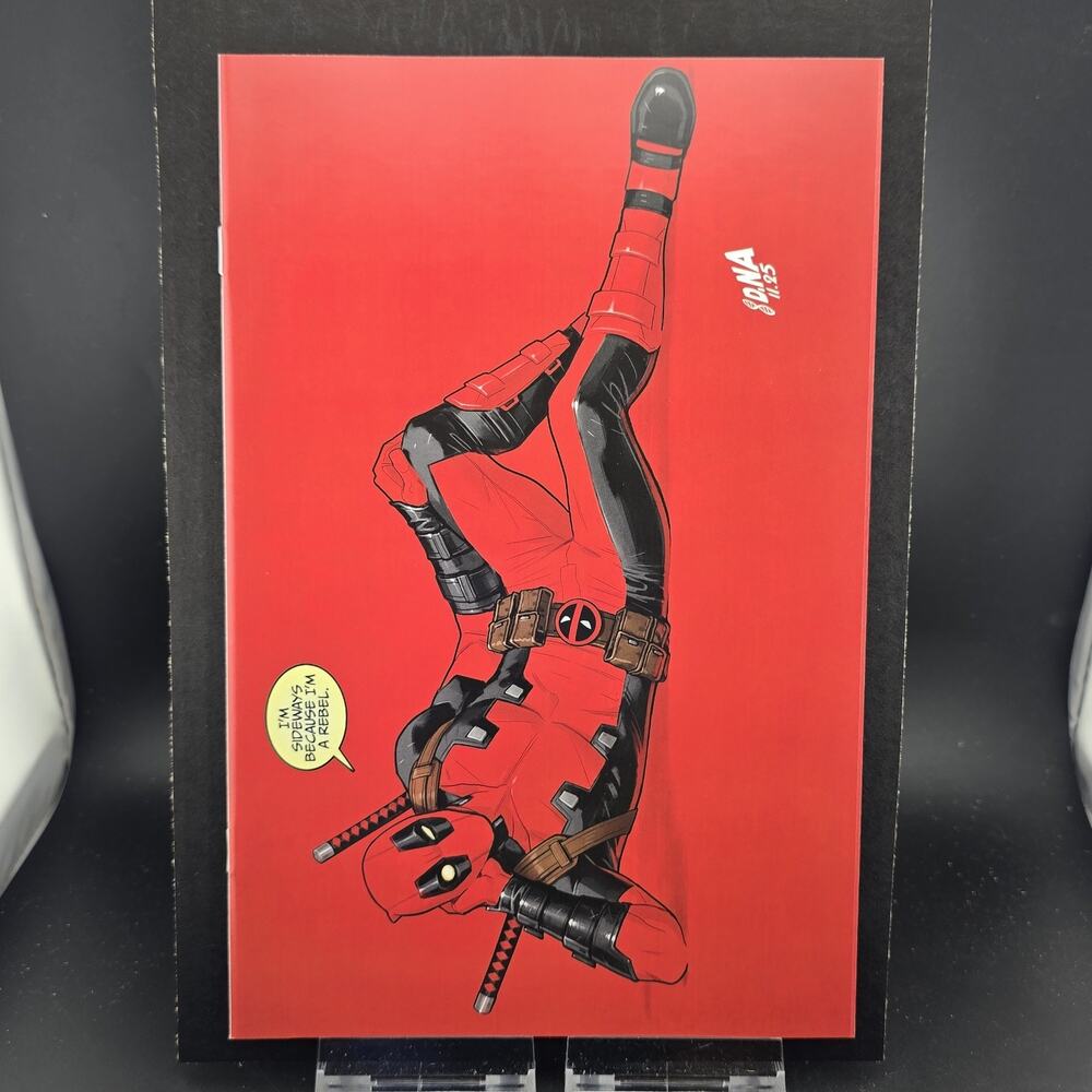 WADE WILSON DEADPOOL #1 NAKAYAMA 1:50 COLOR BLOCK RED VIRGIN VARIANT NM 9.6/9.8